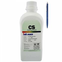 Ink-Mate Solutie de curatare cu nivel mare de actionare InkMate compatibil HP C9470A (91) 1000ml pentru inmuierea capului de cartus si desfundarea duzelor si Pix Schneider