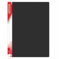 Office Products Dosar de prezentare cu 20 folii, A4, coperta rigida PP, Office Products - negru