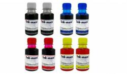 Ink-Mate Pachet Flacon cerneala Ink-Mate Compatibil Brother 2x LC1220BK Negru 2x LC1220C Cyan 2x LC1220M Magenta 2x LC1220Y Galben 800 ml