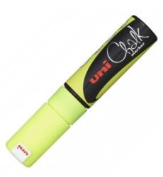 uni Marker creta UNI Chalk PWE-8K, galben fluorescent