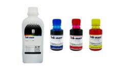 Ink-Mate Pachet flacon refill cerneala Ink-Mate 1300ml CLI-8BK negru 1000ml CLI-8C cyan 100ml CLI-8M magenta 100ml CLI-8Y galben 100ml compatibil Canon