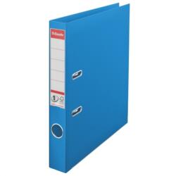 Esselte Biblioraft ESSELTE No. 1 Power, A4, plastifiat PP/PP, margine metalica, 50 mm - Vivida albastru