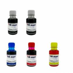 Ink-Mate Pachet flacon refill cerneala Ink-Mate 500ml PG-540 negru x2 CL-541 cyan CL-541 magenta CL-541 galben compatibil Canon