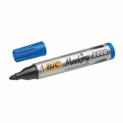 BIC Marker permanent BIC 2000 Marking, varf rotund, corp gros, albastru