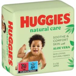 Huggies Natural Care servetele pentru curatare 3x56 buc