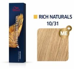 Wella Koleston Perfect Me+ Rich Naturals vopsea profesională permanentă pentru păr 10/31 60 ml - brasty