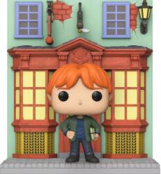 Funko Figurina Funko POP! Deluxe: Harry Potter - Ron Weasley with Quality Quidditch Supplies Store (Special Edition) #142 Figurina
