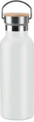 EVERESTUS Termos 500 ml, cu maner, capac din bambus, Everestus, 20IAN519, Otel, Bambus, Alb (EVE01-MO9431-06)
