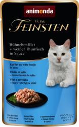 Animonda Vom Feinsten Pouch csirkefilés és fehér tonhalas alutasakos macskaeledel szószban (9 x 50 g) 450 g