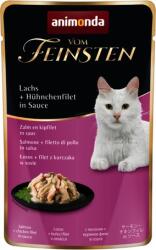 Animonda Vom Feinsten Pouch csirkefilés és lazacos alutasakos macskaeledel szószban (9 x 50 g) 450 g