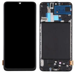 Samsung A705 Galaxy A70, A70S lcd kijelző és érintőpanel fekete (TFT Incell)