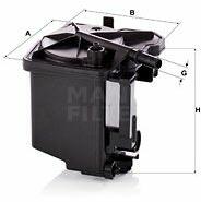Mann-filter filtru combustibil MANN-FILTER WK 939/2 z (WK 939/2 z) - automobilus