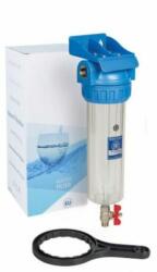 Aquafilter Vízszűrő ház leeresztőcsappal 10", 1", konzol, kulcs (Aquafilter)