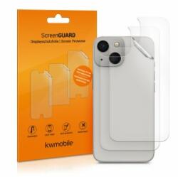 kwmobile 3x Folie de protecție pentru Apple iPhone 13 - clar