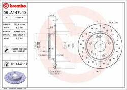 BREMBO Disc frana BREMBO PRIME LINE - UV Coated 08. D713.11 (08.D713.11)