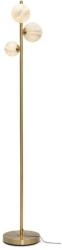 IT'S ABOUT ROMI Lampadar cu 3 globuri din sticla cu aspect de marmura Carrara (CARRARA/F3/GO)