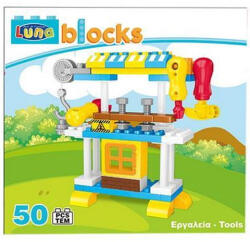 Luna Blocks: Barkácsasztal 50 db-os szett (000621527)