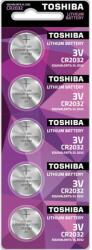 Toshiba Set 5 baterii Toshiba, CR2032, 3 V Baterii de unica folosinta