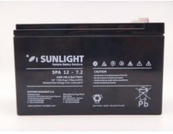 Sunlight 12V 7.2Ah acumulator AGM VRLA SPA 12-7.2 F2
