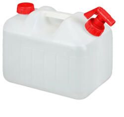  Víztároló kanna csappal műanyag 10 literes fehér - piros 10030916_10_rt