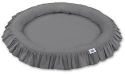 BabyLion kör alakú babafészek - Sötétszürke
