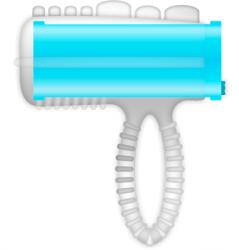 Casual Love Ujj és nyelvvibrátor - kék