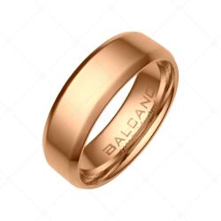 BALCANO - Frankie / Gravírozható nemesacél gyűrű 18K rozé arany bevonattal / 64 mm