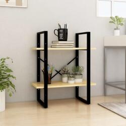 vidaXL Bibliotecă cu 2 rafturi, 60x30x70 cm, lemn masiv de pin (806432) Biblioteca