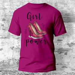 Partikellékek póló Girl Power cipős lánybúcsús póló több színben