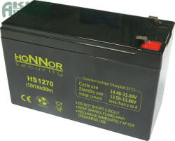  HONNOR 12V 7Ah akkumulátor HS1270 (D-117928)