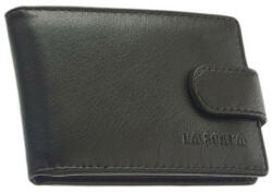 La Scala AD30809/T fekete bőr férfi kártyatartó