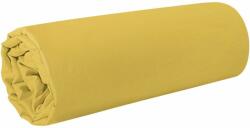 Eurofirany Nova1 pamut-szatén lepedő Mustársárga 180x210 cm