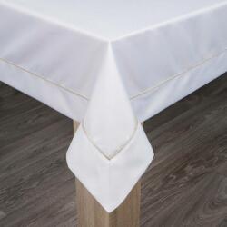 Eurofirany Madele asztalterítő Fehér/arany 145x350 cm