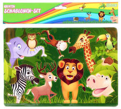 Spirit Szafari állatok kreatív műanyag rajzsablon (408290)