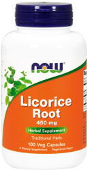 NOW Licorice Root 450 mg kapszula 100 db
