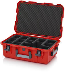 AUER Packaging Védőkoffer Pro, 3 Fogantyúval, T Párnázott Betéttel Cp G 6422 SWG B5 vérnarancs (CP_G_6422_B5_2002)