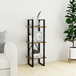 vidaXL Bibliotecă cu 3 rafturi maro miere 40x30x105 cm lemn masiv pin (806495) Biblioteca