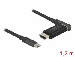 Delock Cablu USB Type-C la HDMI 4K60Hz magnetic 1.2m, Delock 66685 (66685)