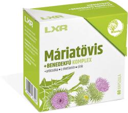 LXR Máriatövis + benedekfű komplex kapszula 60 db