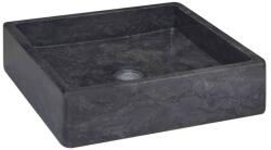 vidaXL 40x40x10 cm black marble (149169)