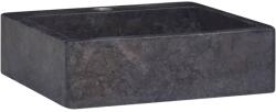 vidaXL 40x40x12 cm black marble (149184)