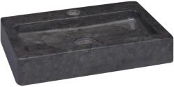 vidaXL 38x24x6,5 cm black marble (149187)