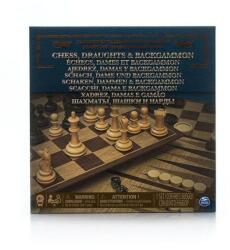 Spin Master Set 3 in 1: sah, dame si table (6038107) Joc de societate