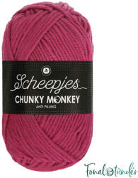 Scheepjes Chunky Monkey 1827 Deep Fuchsia - sötét rózsaszín akril fonal