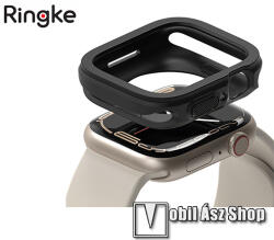 RINGKE APPLE Watch Series 7 (41mm), Series 8 (41mm), Series 9 (41mm), Ringke Air Sport okosóra szilikon védőtok, keret, Fekete