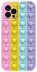 Lemontti Husa iPhone 13 Lemontti Heart Pop it Multicolor 3 (LEMHHPIXIIIM3)
