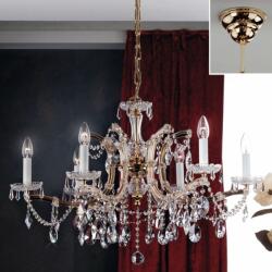 Orion Candelabru de lux cristal Swarovski Maria Theresia-A 6L 24K gold plated (LU 2215/6 MT-gold/A OR)
