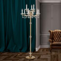 ORION Lampadar / Lampa de podea de lux cristal Swarovski Maria Theresia-A 6+3L 24K gold plated (Stl 12-802/6+3 MT gold/A OR)