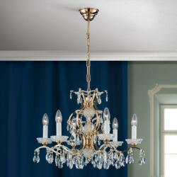 Orion Candelabru de lux cristal Scholer Hirohito 6L 24K gold plated (LU 2143/6 gold OR)
