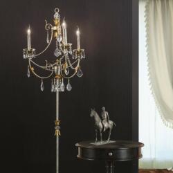 ORION Lampadar LUX super elegant cristal cu 3 brate Miramare STL 12-1150/3 silber-goldOR (Stl 12-1150/3 silber-gold OR)